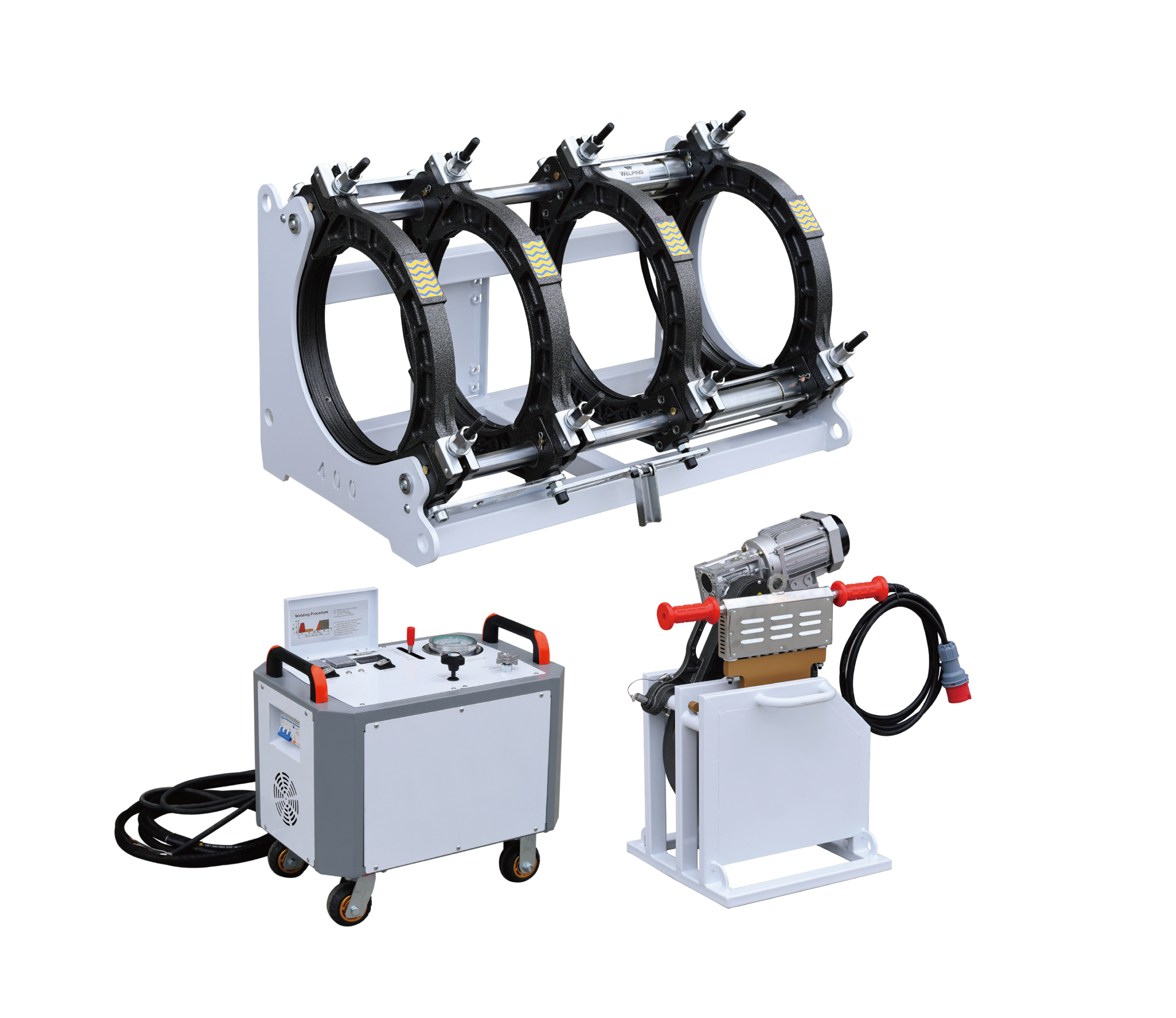 Termofusionadora de Tuberia Welping 400A Pro